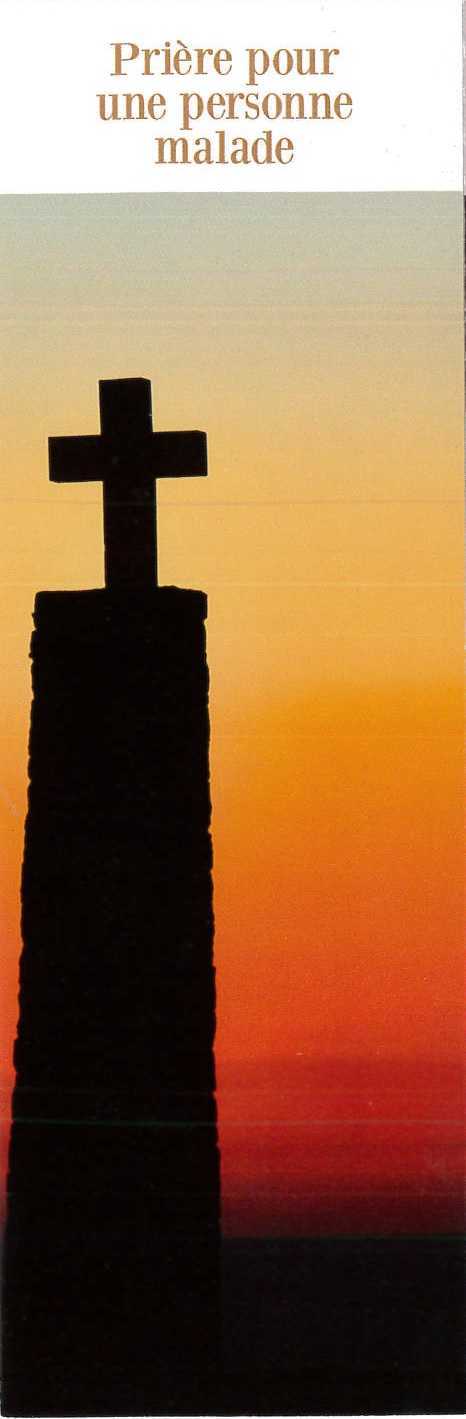 Signet Prière pour une personne malade  - Lot de 10 - Collection 24 prières