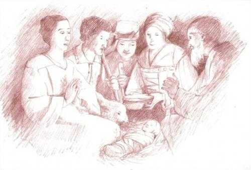 Cartes de la Nativité de Georges de la Tour - Pack de 5