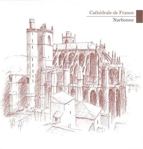 Lot de 5 cartes Cathédrale de France - Narbonne