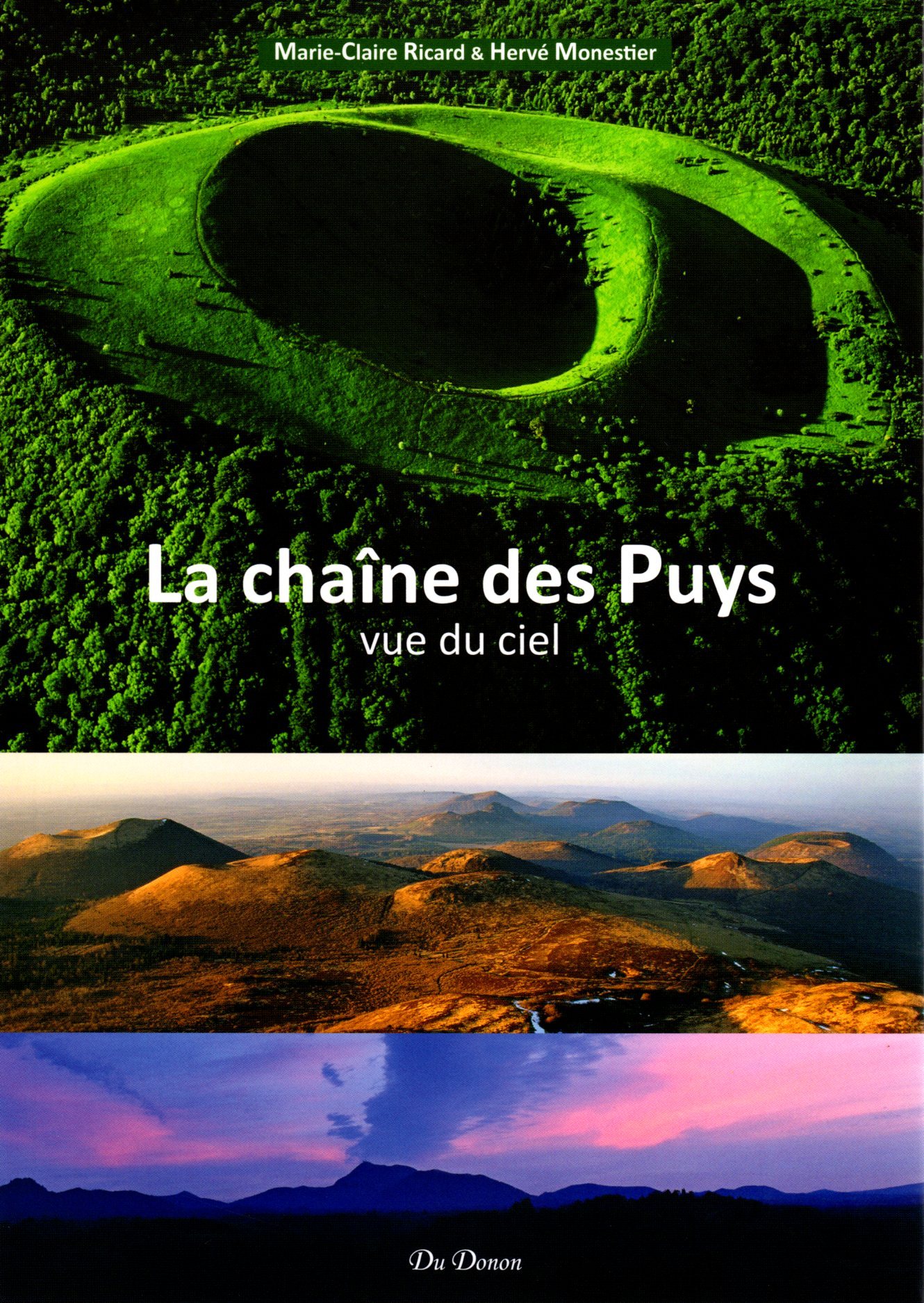 LA CHAINE DES PUYS VUE DU CIEL