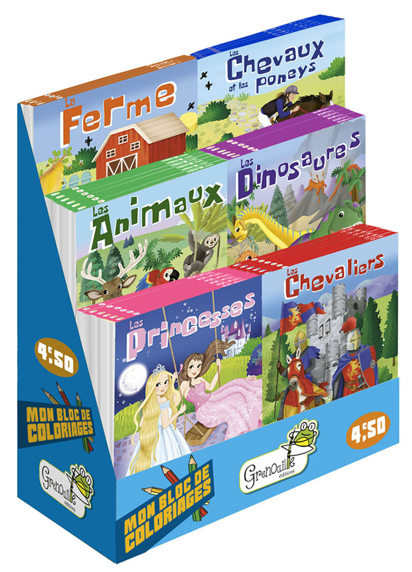 Display 36 ex mon bloc de coloriages