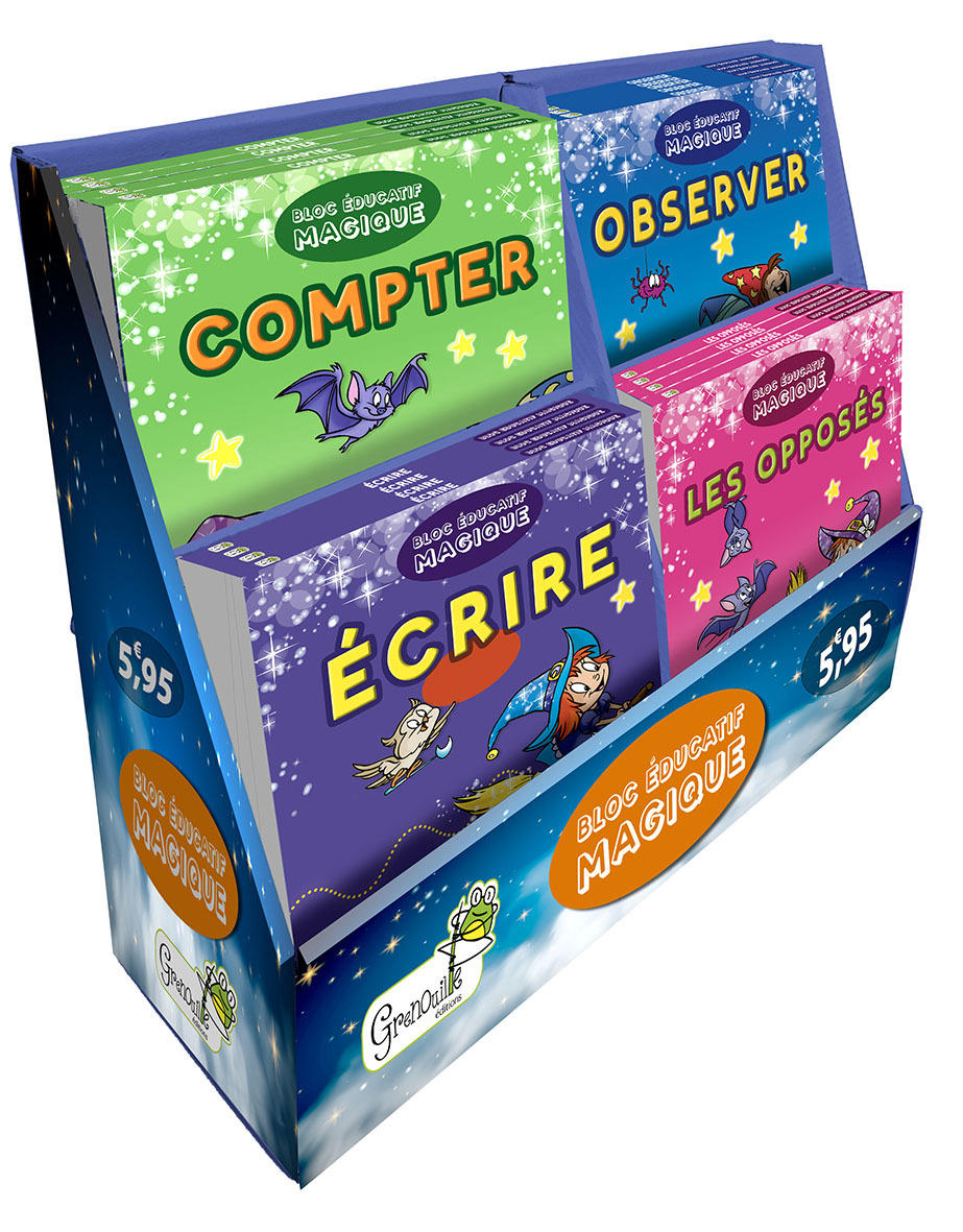 Display 24 ex blocs educatifs magiques