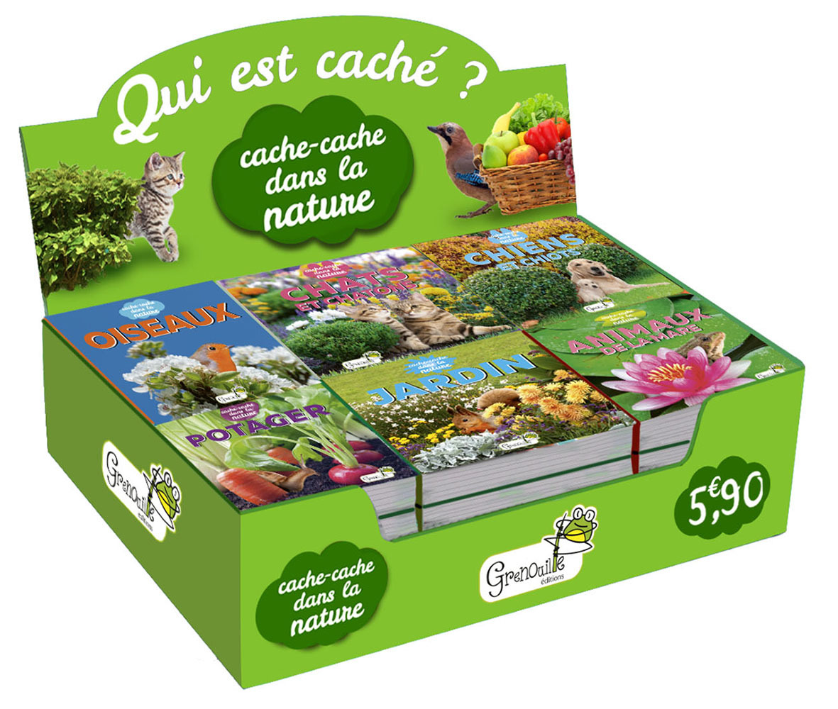 Display 30 ex cache-cache dans la nature