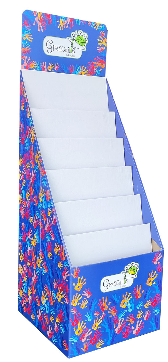 BOX SOL VIDE GRENOUILLE 6 MARCHES BLEU - L46CM X P46CM X H110CM