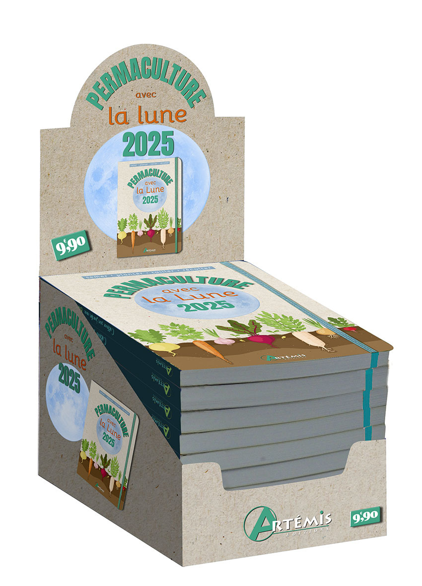 Boite 10 ex permaculture avec la lune 2025