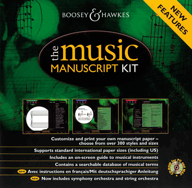 Music Manuscript Kit