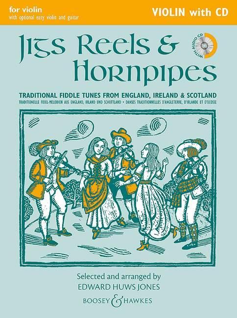 EDWARD HUWS JONES  :  JIGS, REELS & HORNPIPES  - VIOLIN EDITION -  RECUEIL + SUPPORT AUDIO