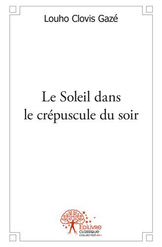 Le soleil dans le crépuscule du soir