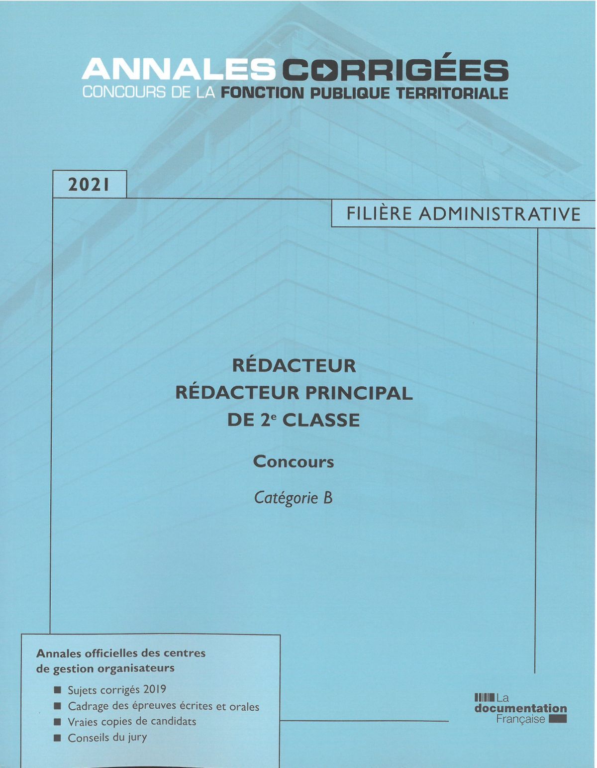 Rédacteur - Rédacteur principal de 2e classe 2021