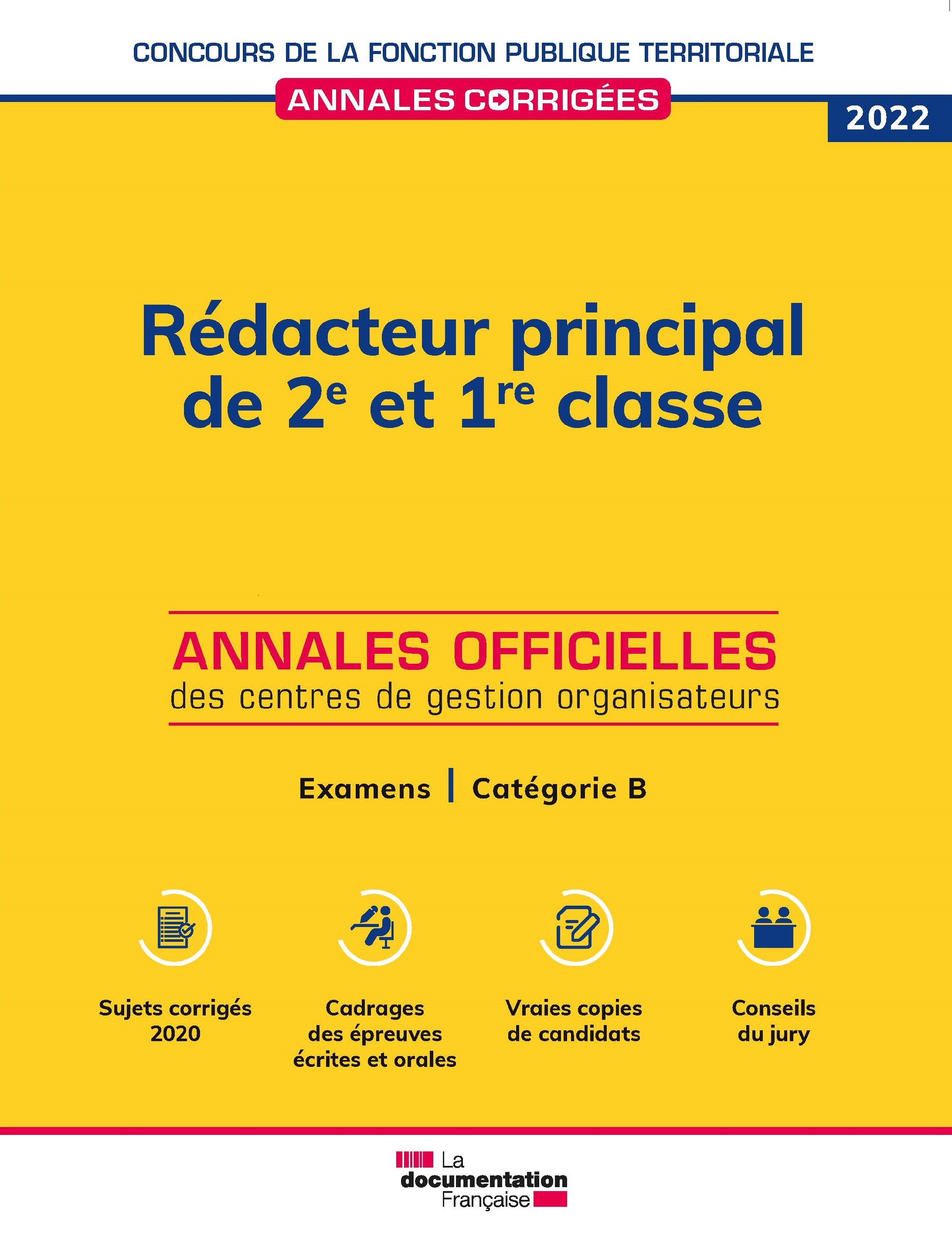 Rédacteur principal de 2e et 1re classe 2022