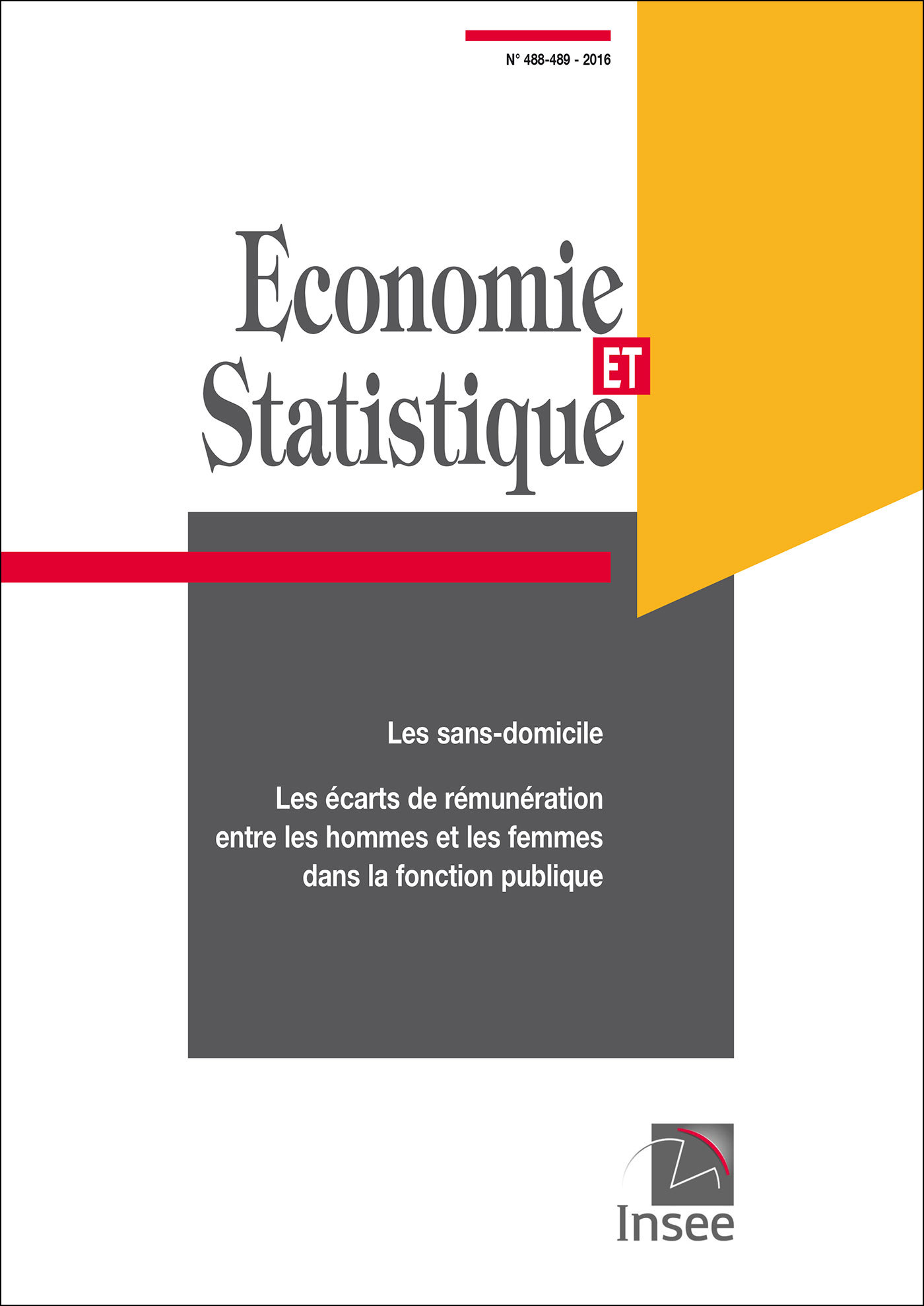 ÉCONOMIE ET STATISTIQUE n° 488-489