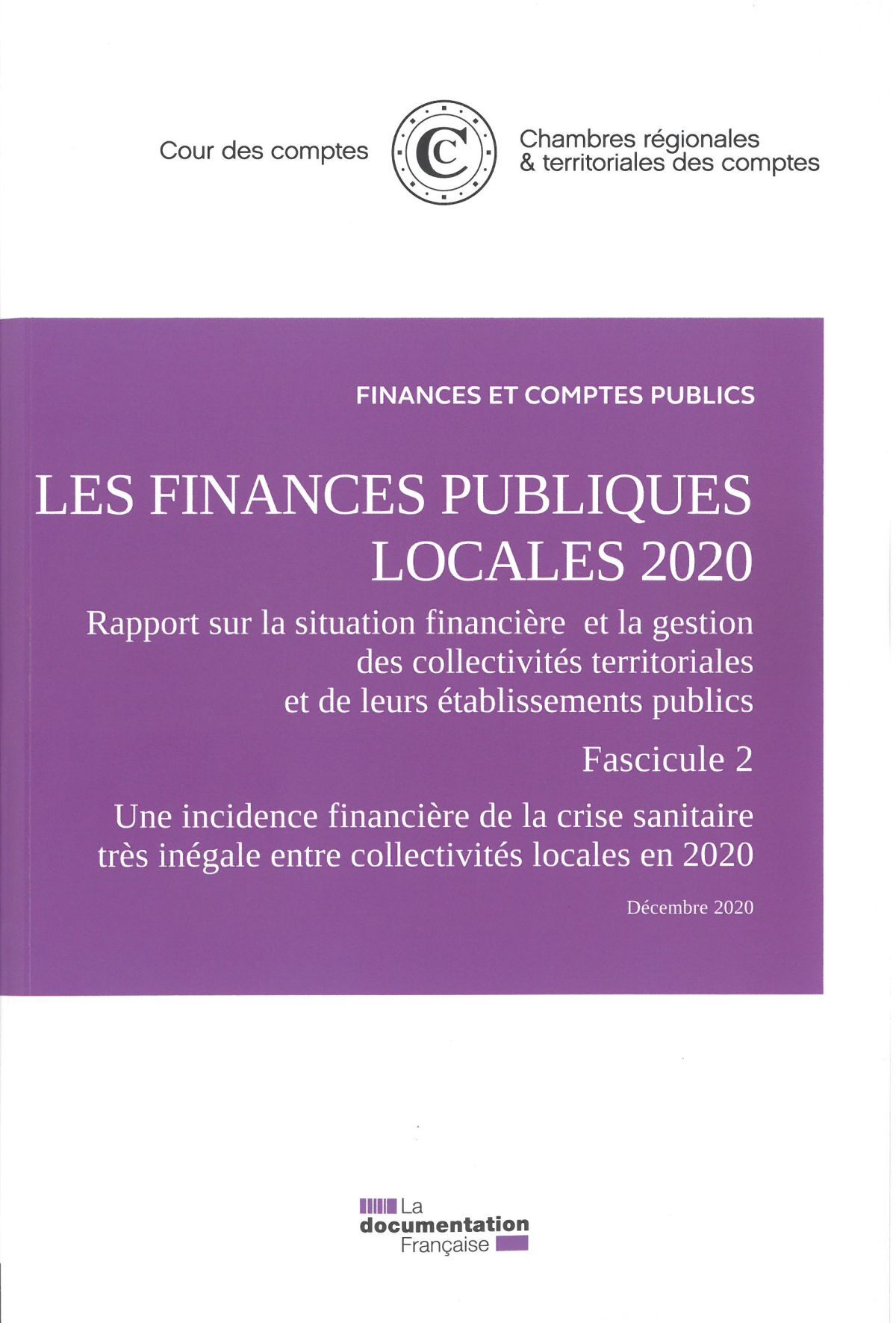 Les finances publiques locales 2020 - Fiscalités 2 et 3