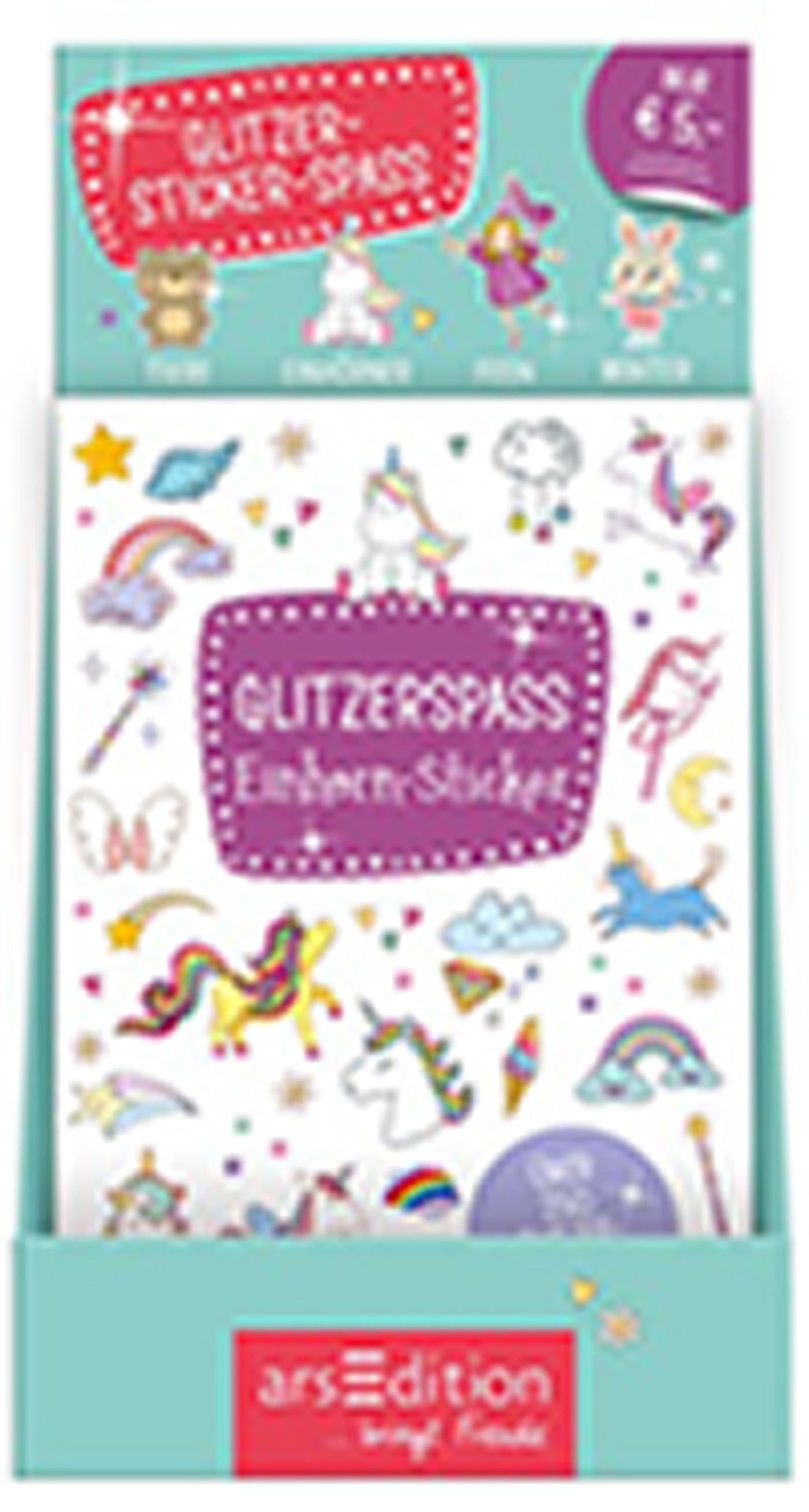 Boite "Autocollants brillants" 16 ex. 2020