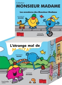 Boîte "Aventures" Monsieur Madame 36 titres (6 titres x 6 exemplaires)