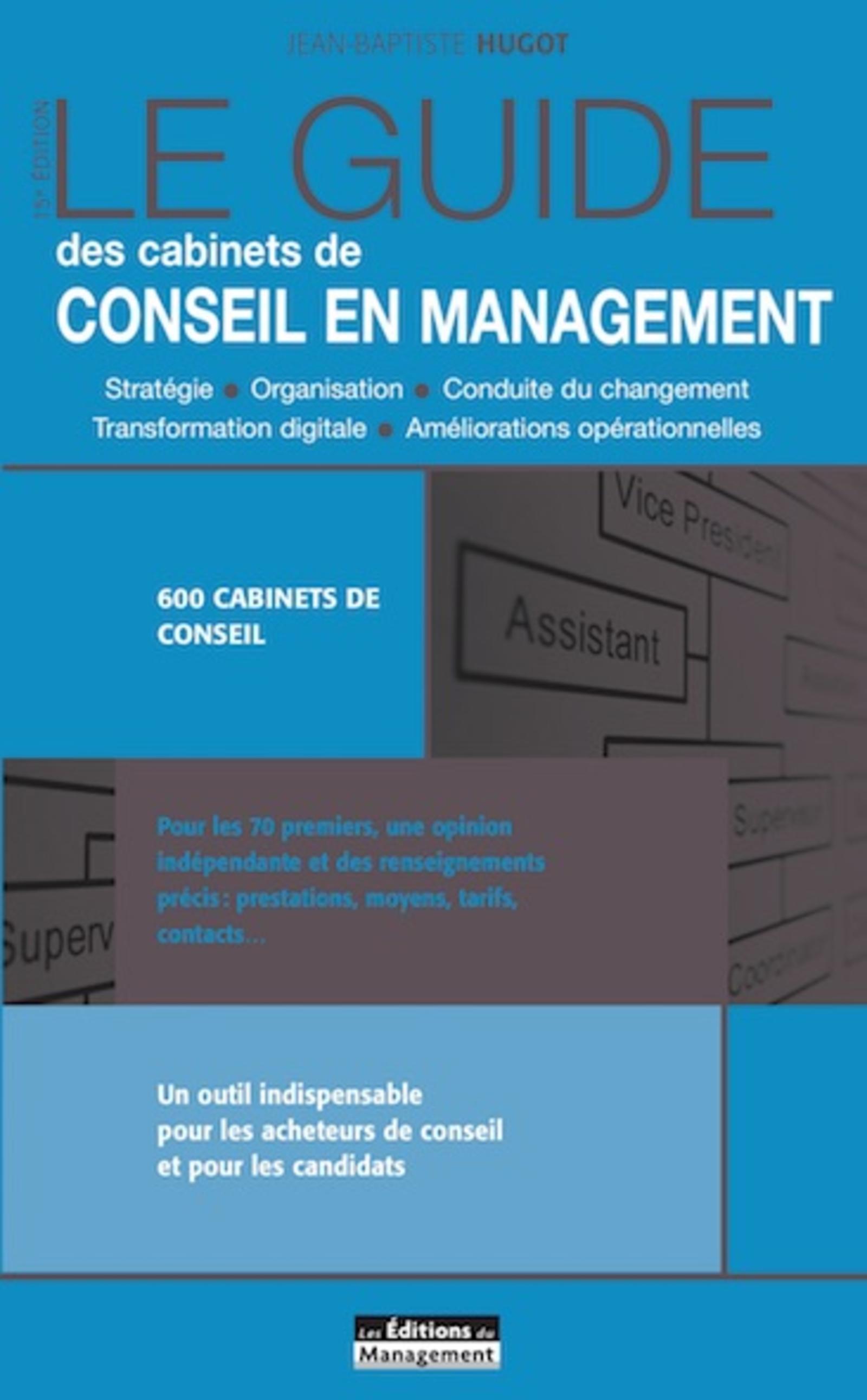 Le Guide des cabinets de conseil en management