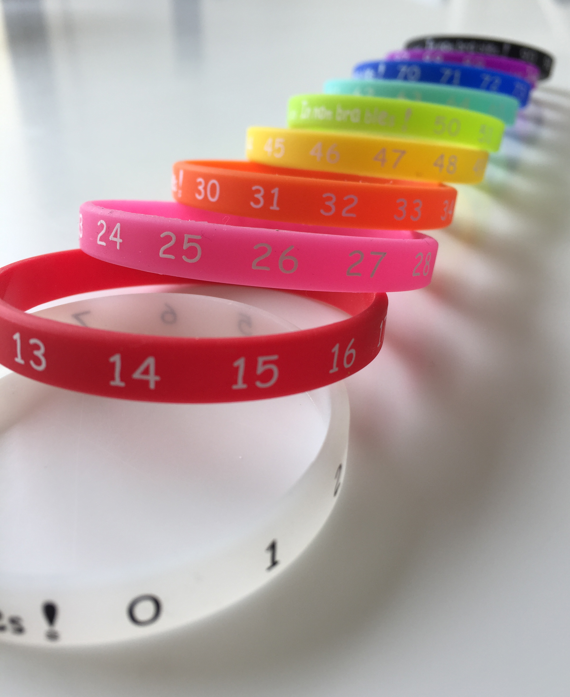 Bracelets enfants nombres. Les Innombrables.
