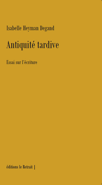 ANTIQUITE TARDIVE