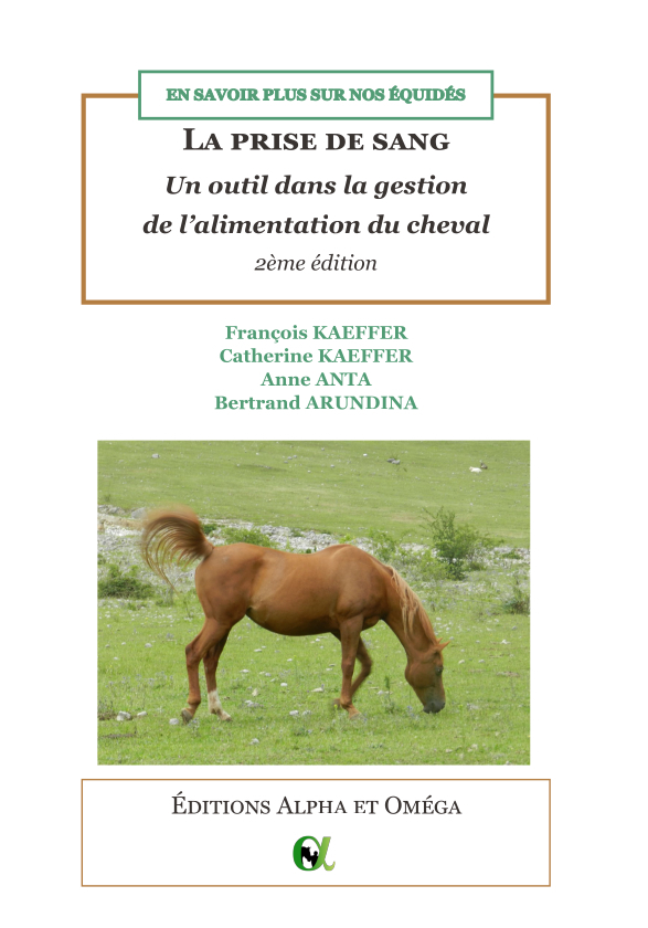 La prise de sang, un outil dans la gestion de l'alimentation du cheval
