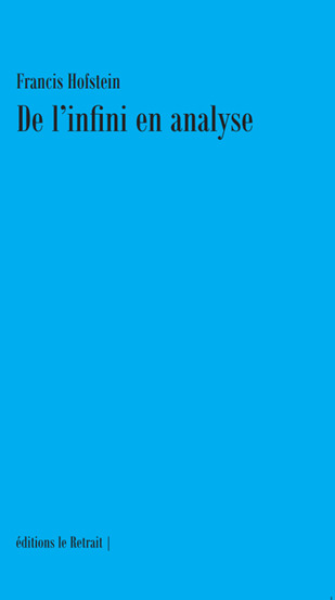 DE L'INFINI EN ANALYSE