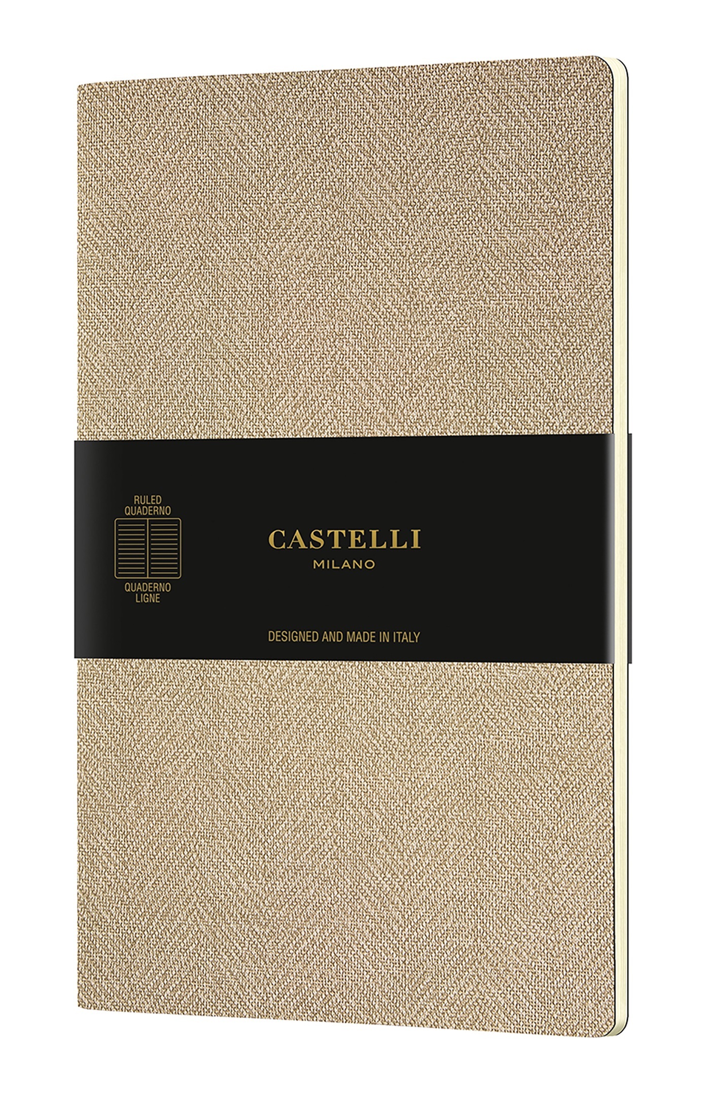 Cahier Quaderno Harris Grand format ligné Desert Sand