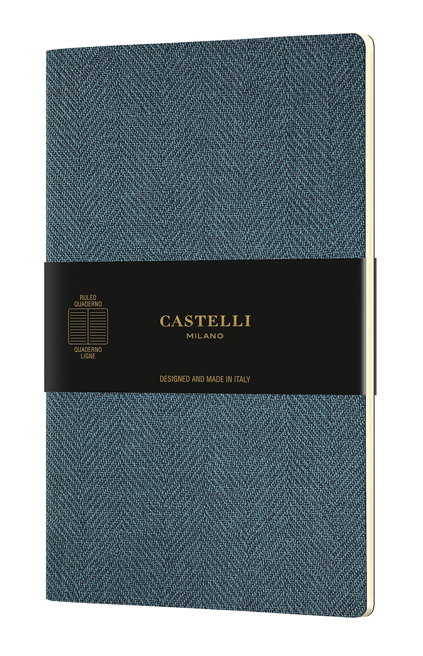 Cahier Quaderno Harris Grand format ligné Slate Blue