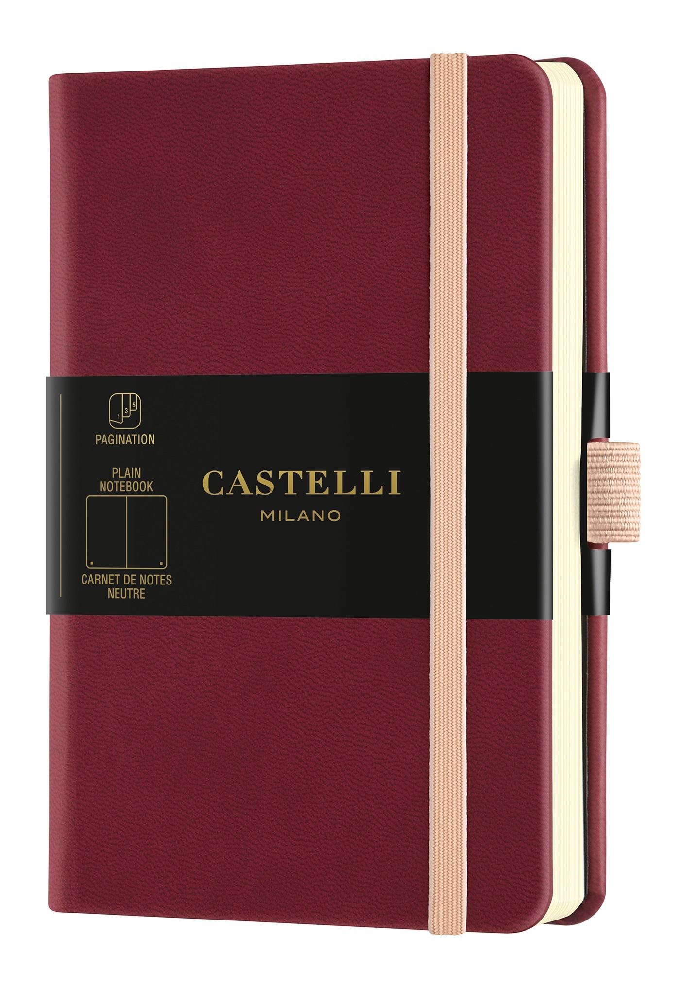 CARNET AQUARELA TRES GRAND FORMAT UNI BLACK CHERRY