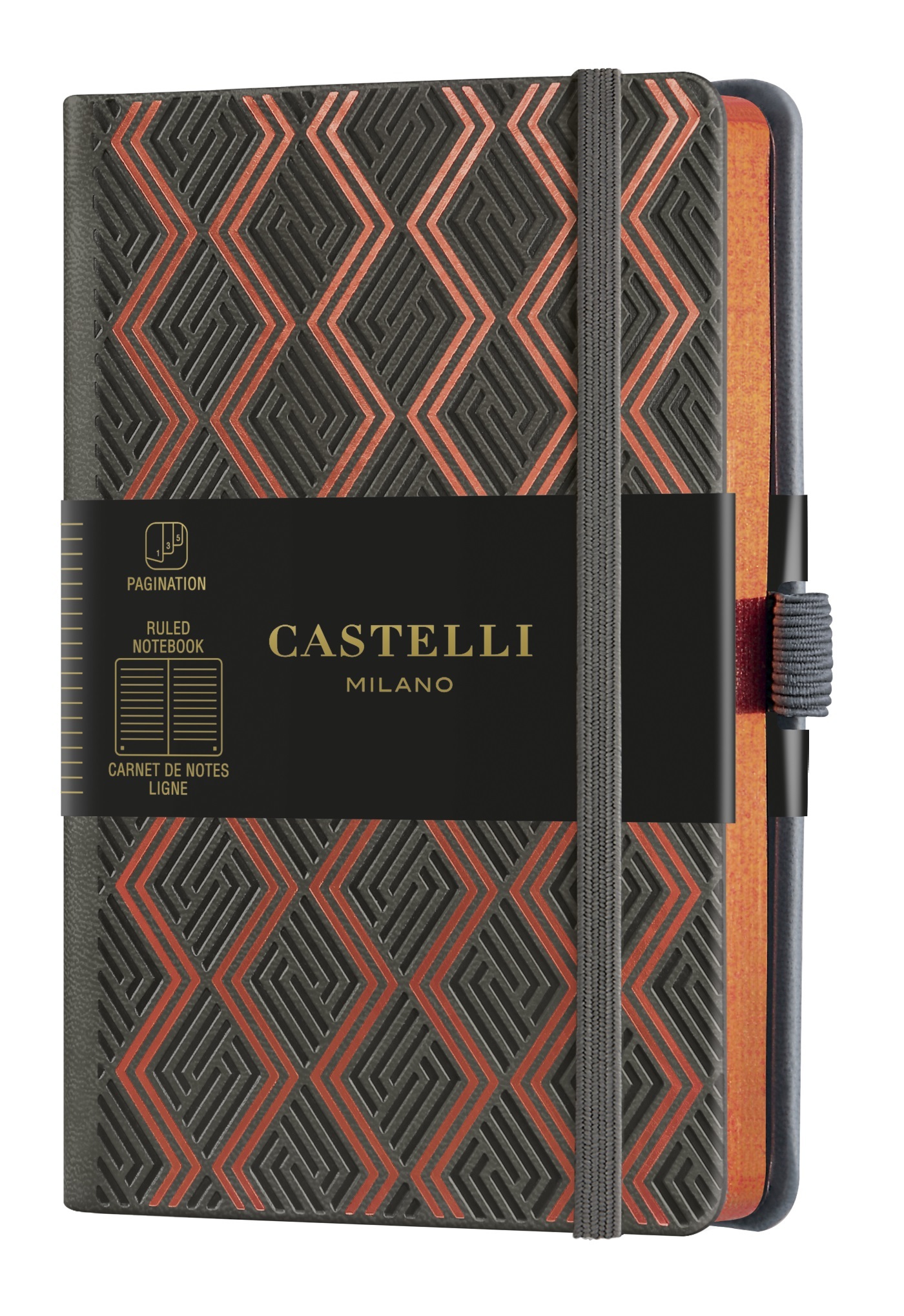 Carnet C&G poche ligné greek copper