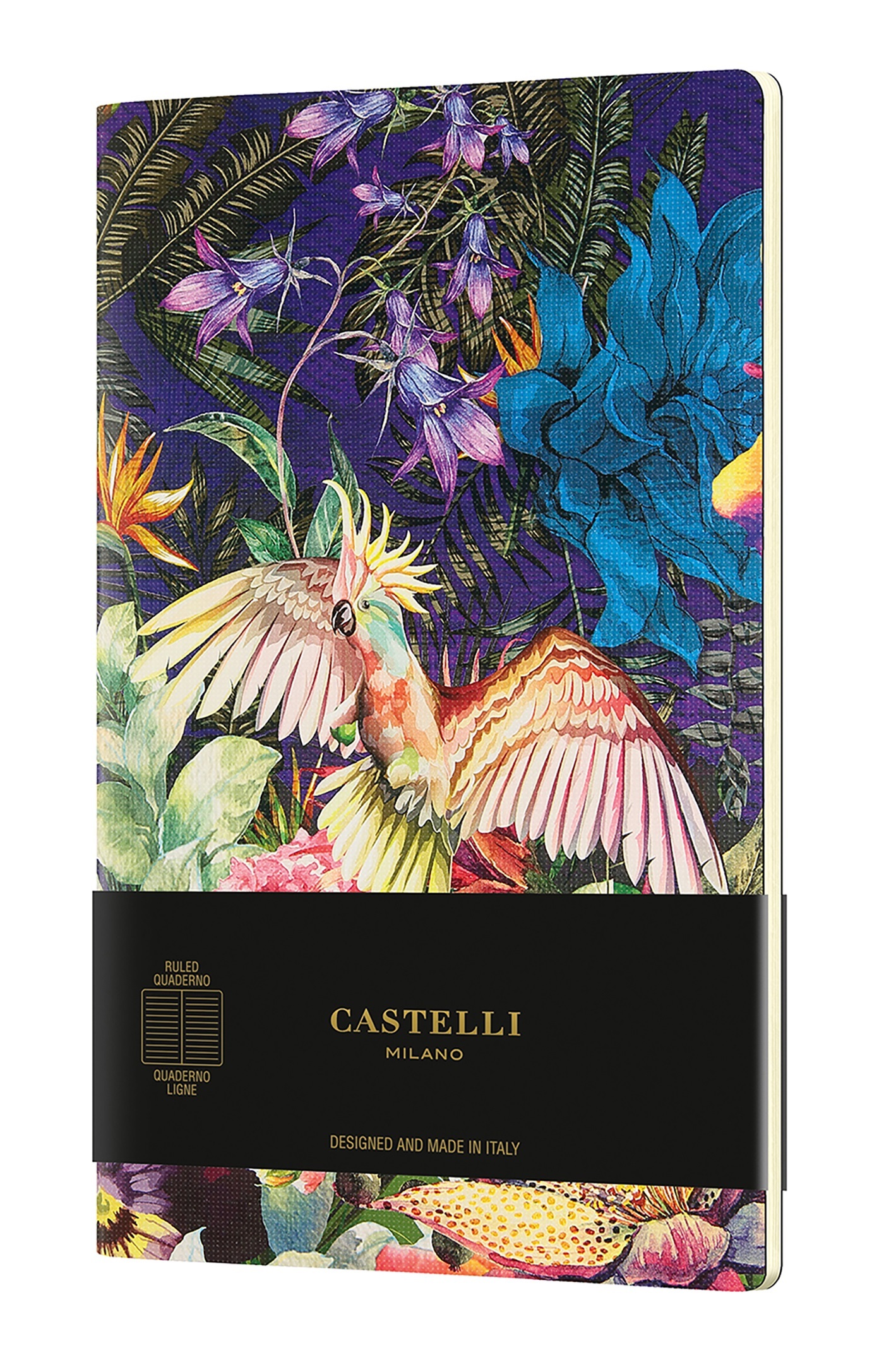 Cahier Quaderno Eden Grand format ligné Cockateil