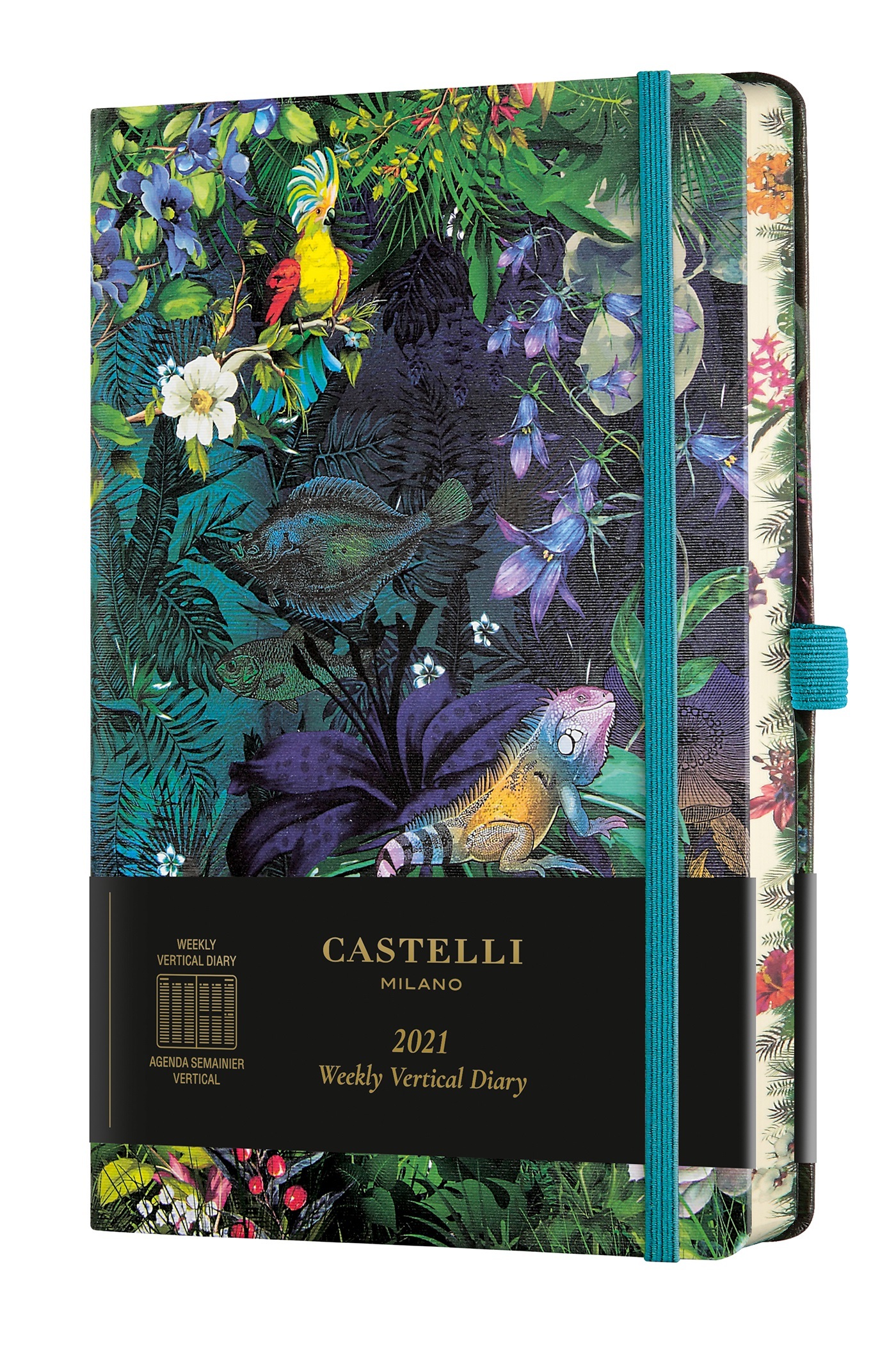 Agenda 2021 semainier vertical grand format Eden Lily