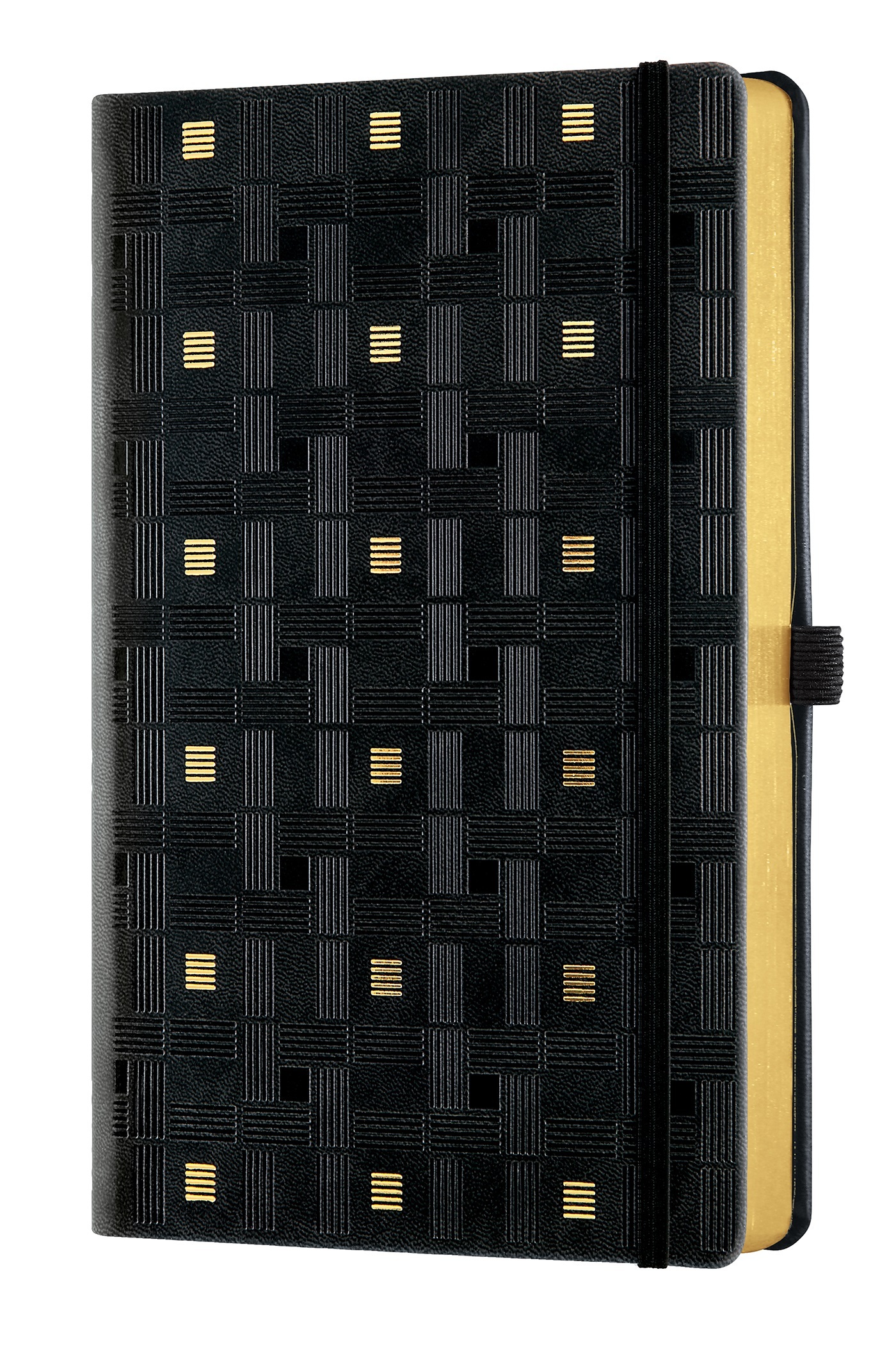 Carnet C&G grand format uni trame gold