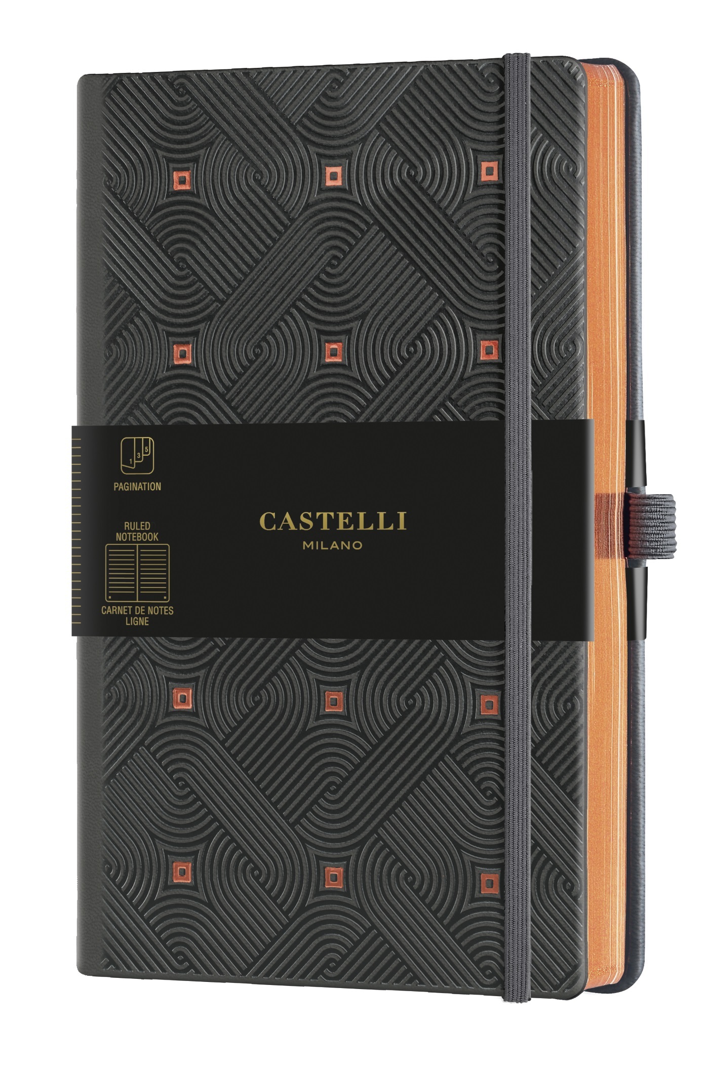 Carnet C&G grand format ligné maya copper