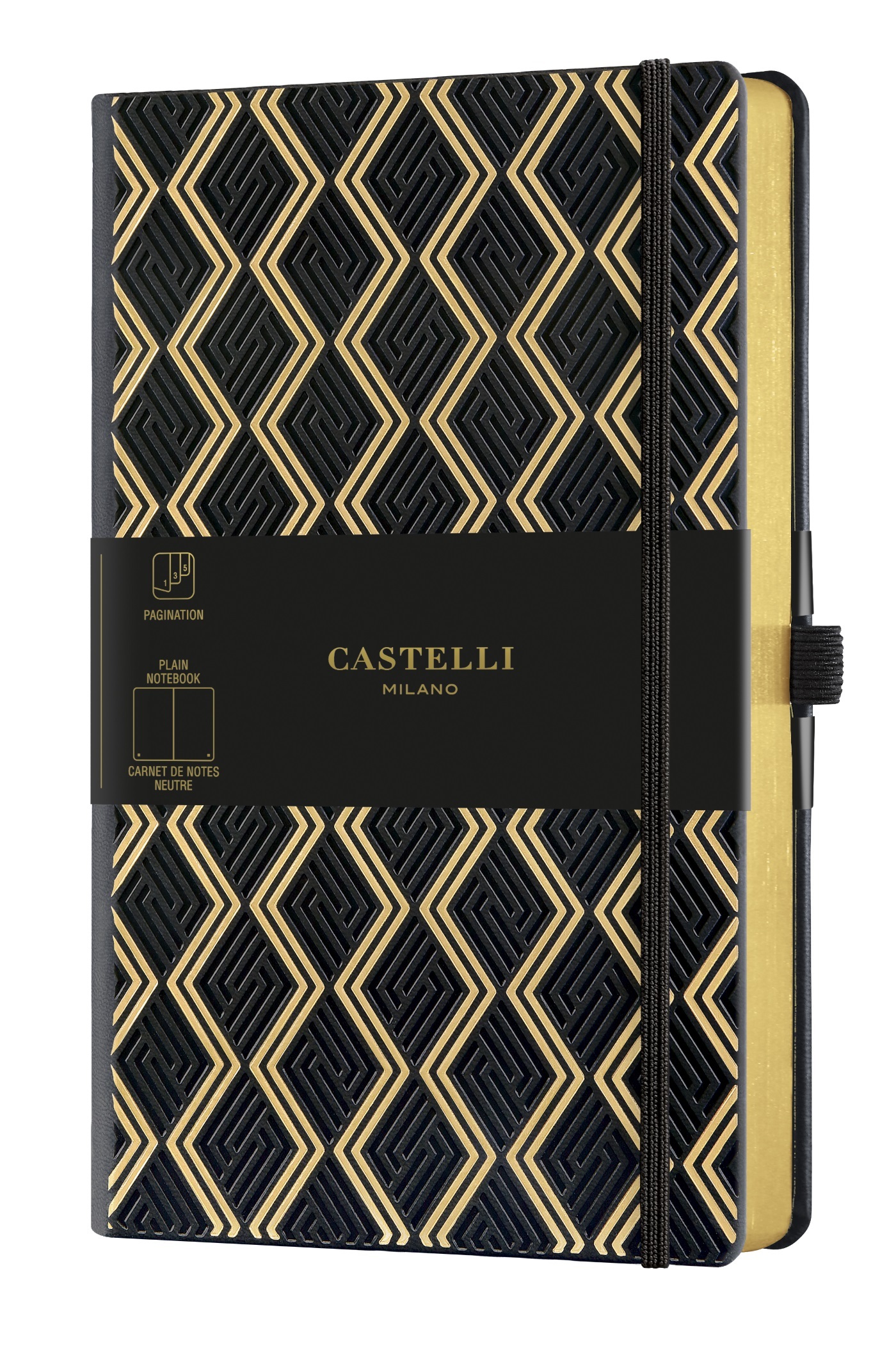 Carnet C&G grand format uni greek gold