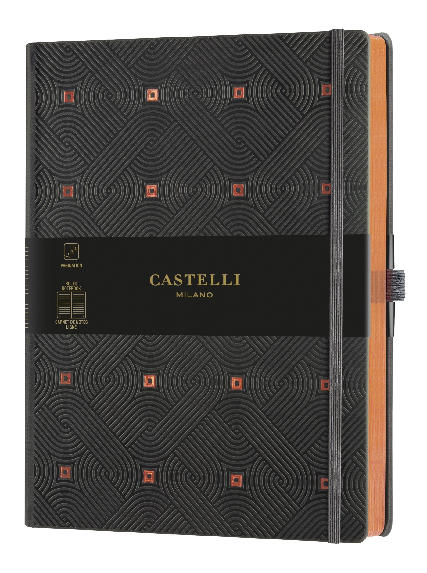 Carnet C&G très grand format ligné maya copper