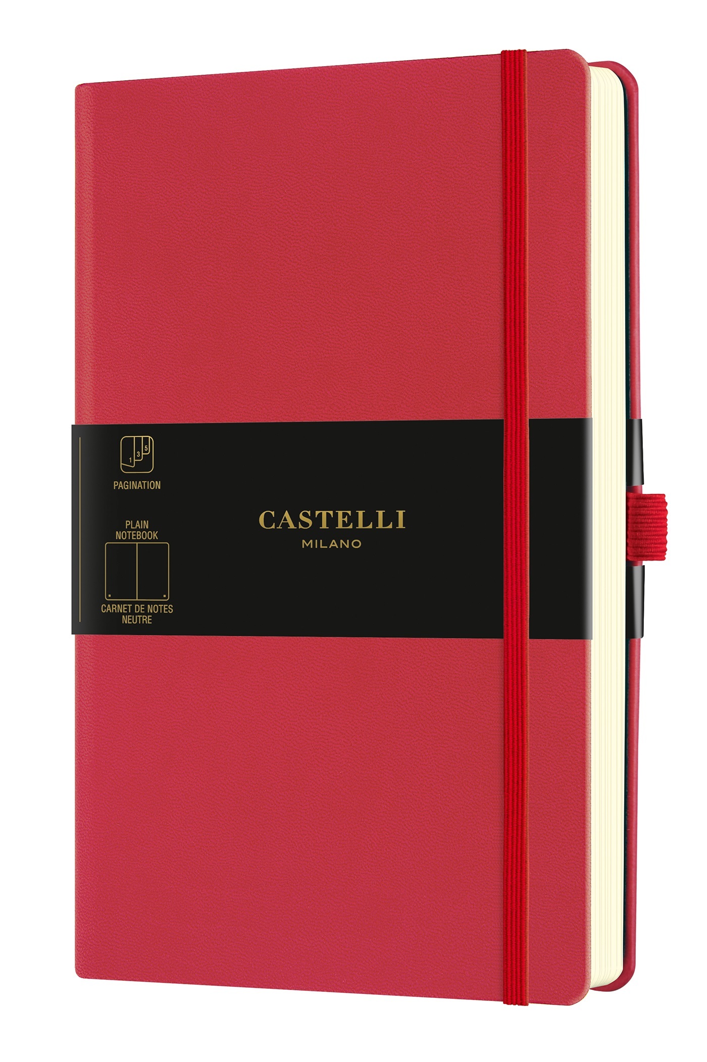 CARNET AQUARELA TRES GRAND FORMAT UNI ROUGE CORAIL