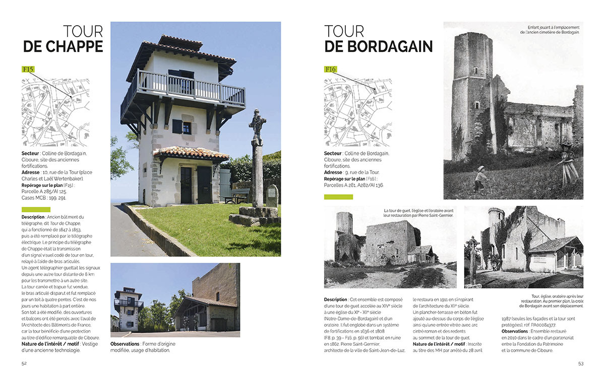 Ciboure Architecture - Belles demeures & Lieux historiques de Bordagain