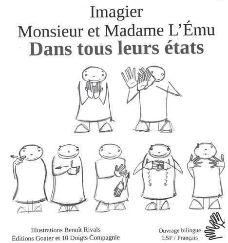Monsieur et madame L'Ému dans tous leurs états - imagier