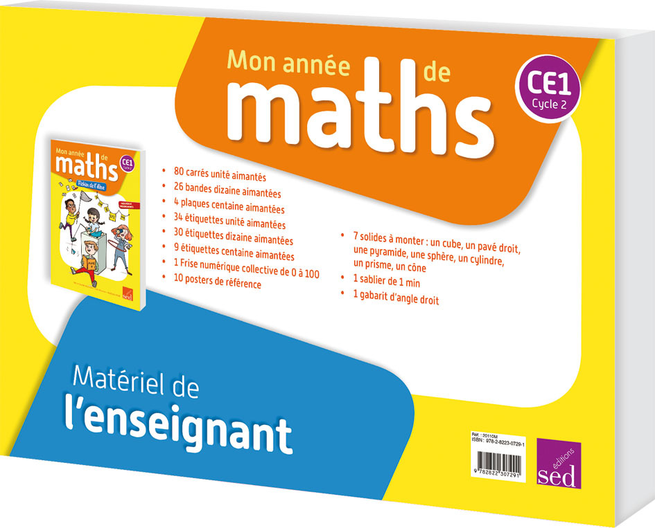 MON ANNEE DE MATHS - CE1 - Matériel enseignant