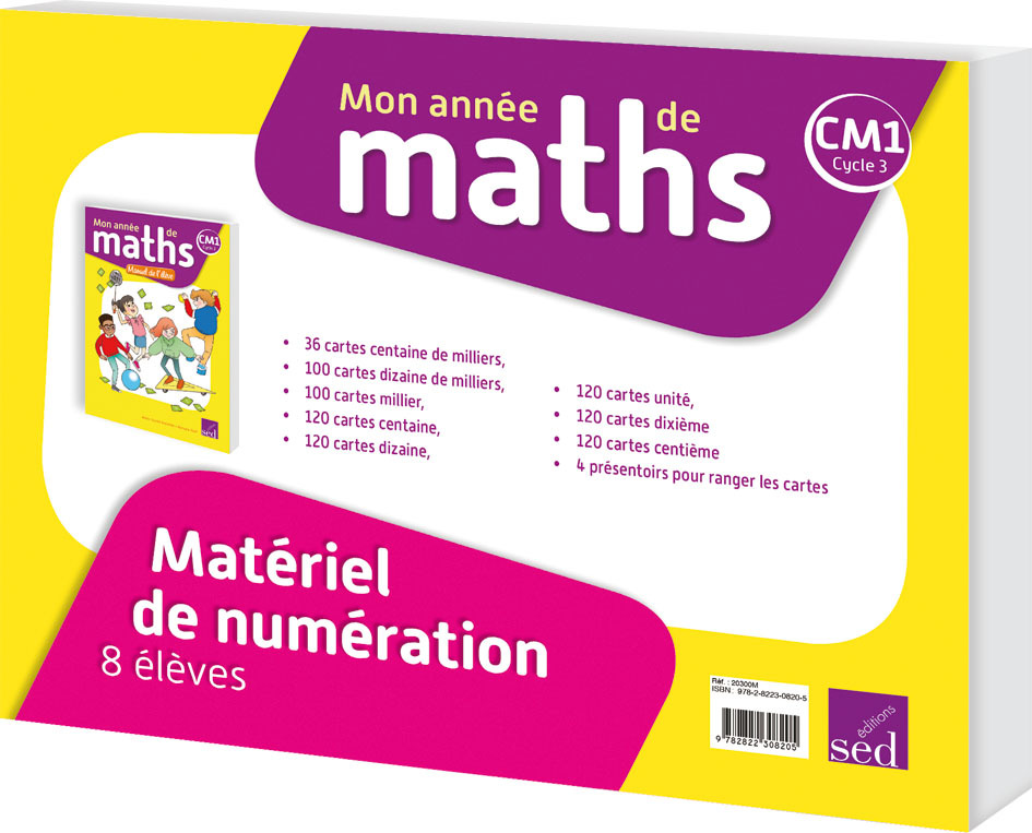 MON ANNEE DE MATHS - CM1 - Matériel 8 élèves