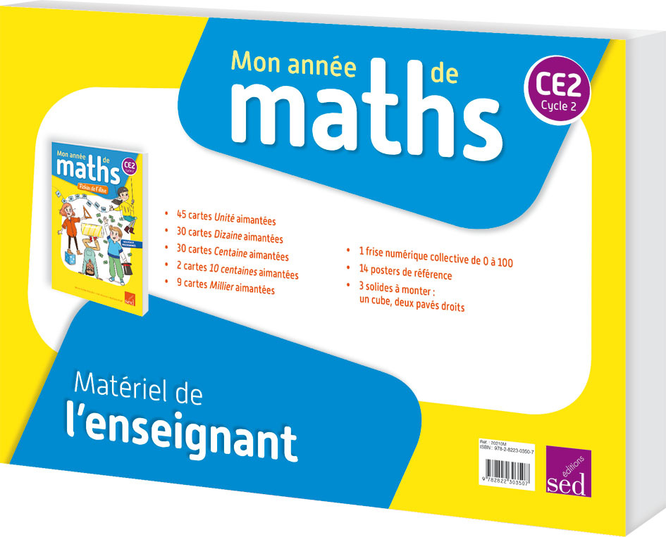 MON ANNEE DE MATHS - CM1 - Matériel enseignant