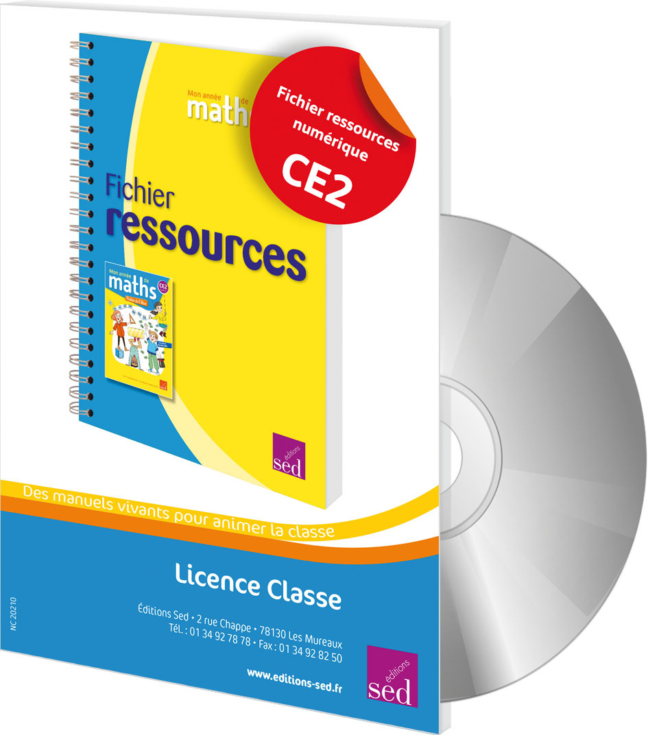 MON ANNEE DE MATHS - CE2 - Fichier ressources + numérique