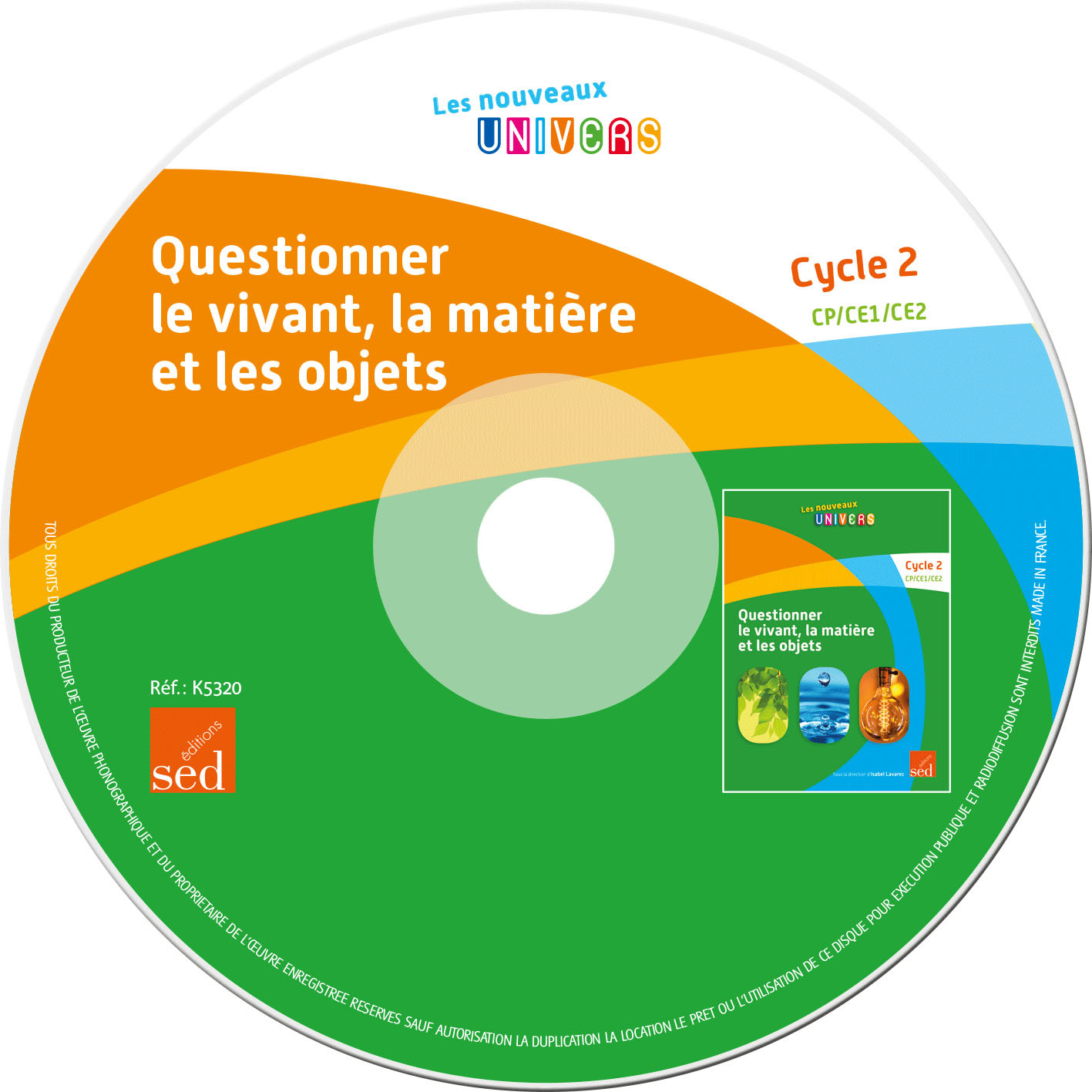 QUESTIONNER LE VIVANT, LA MATIERE ET LES OBJETS - Cycle 2 - 30 manuels +FR + posters + CD