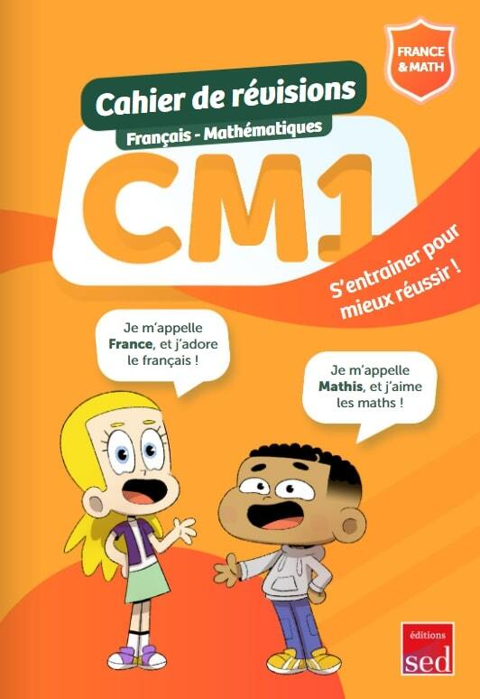 CAHIER DE RÉVISIONS - CM1 - France et Mathis