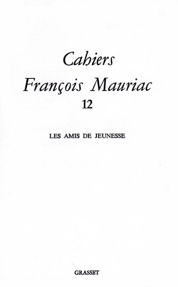 Cahiers numéro 12 (1985)