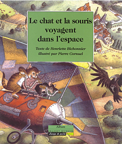 Le chat et la souris voyagent dans l'espace