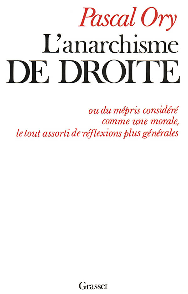 L'anarchisme de droite