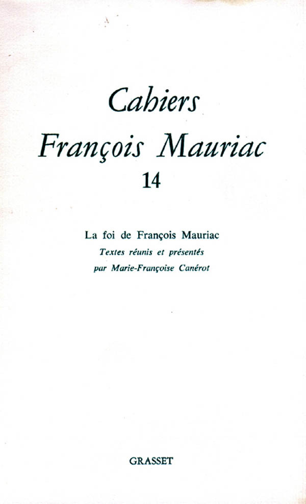 Cahiers numéro 14