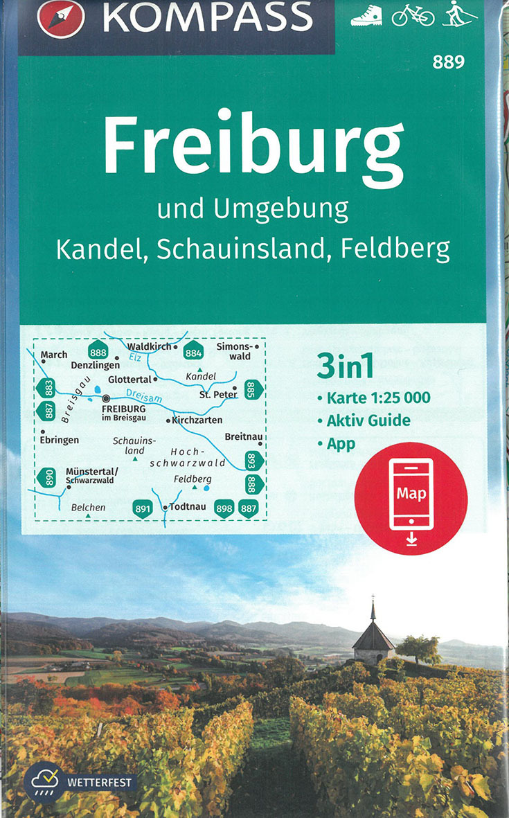 889 FREIBURG UND UMGEBUNG KANDEL SCHAUINSLAND FELDBERG