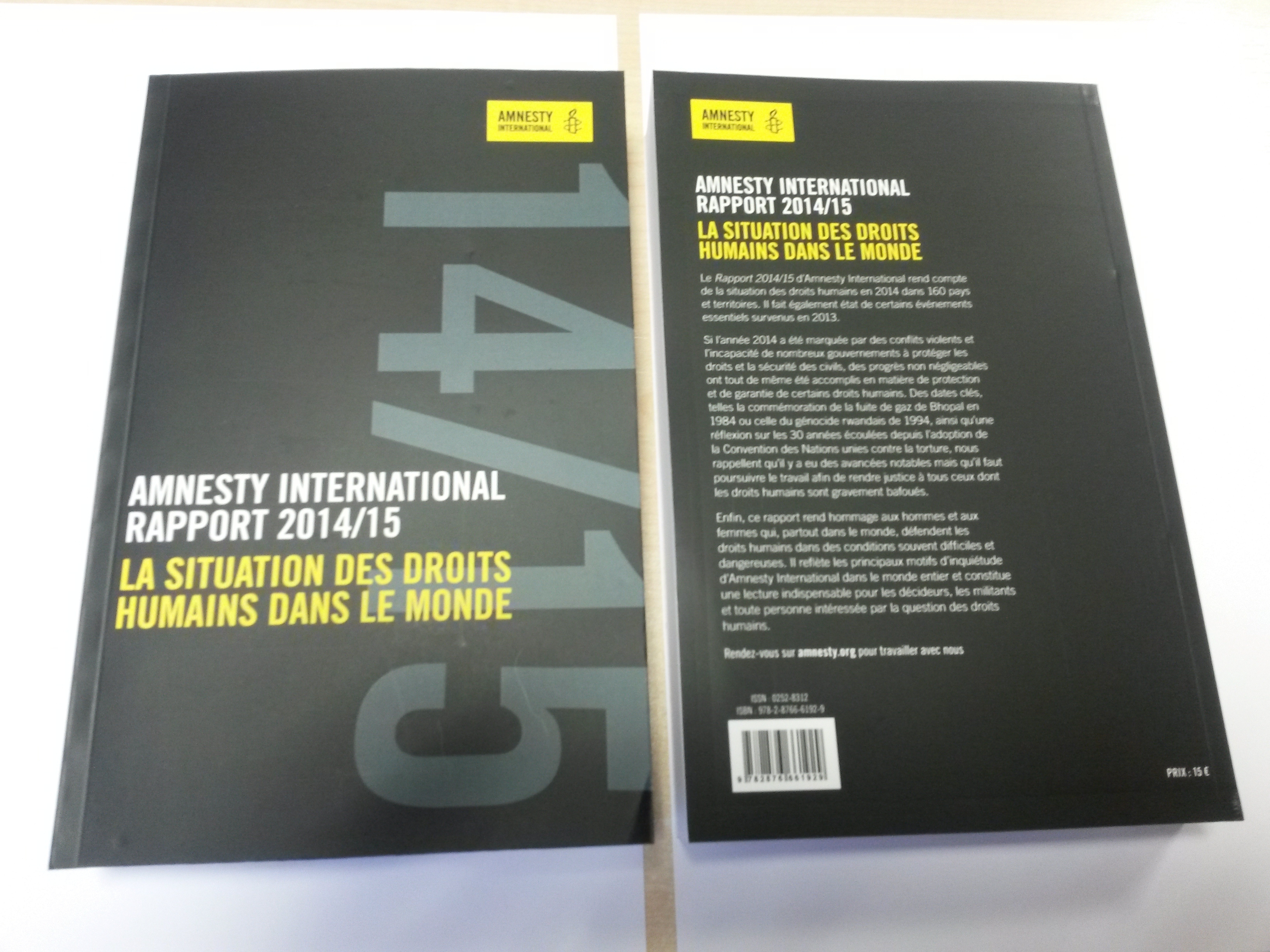 RAPPORT ANNUEL 2014/15 La situation des droits humains dans le monde