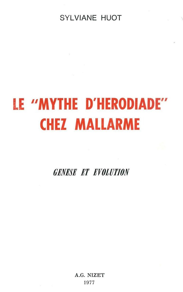 Le "Mythes d'Hérodiade" chez Mallarmé