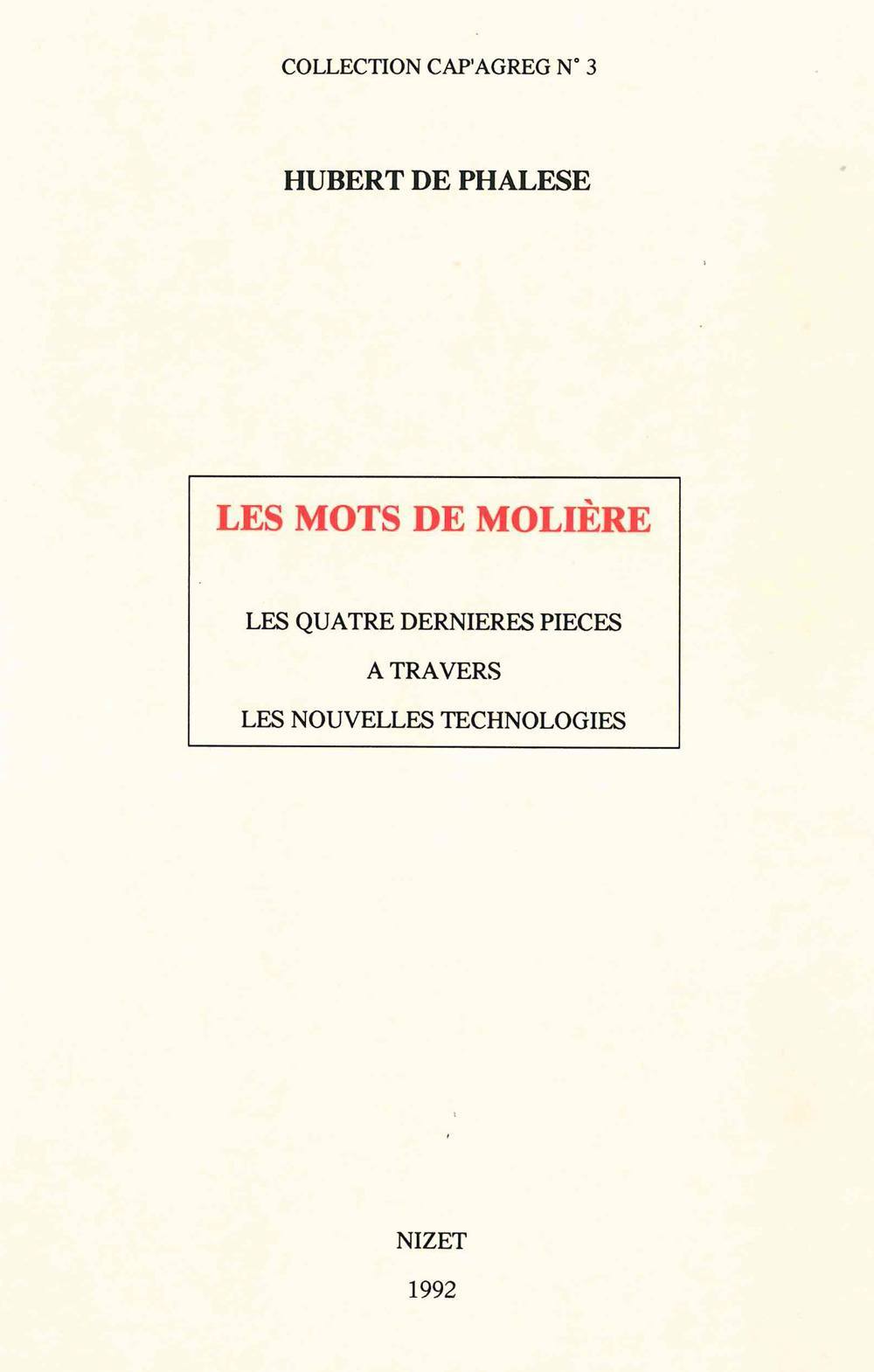 Les Mots de Molière